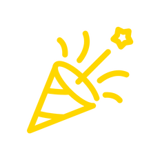 Celebrate Small Wins Celebration Icon